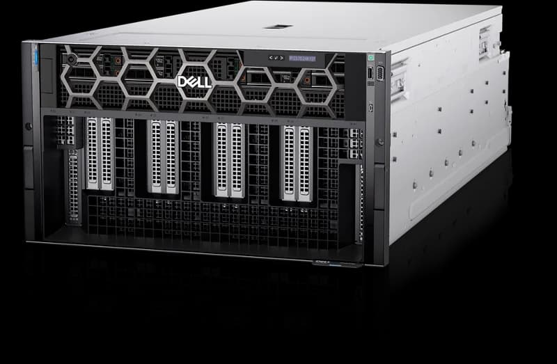 Dell PowerEdge XE9680 8-GPU AI training server