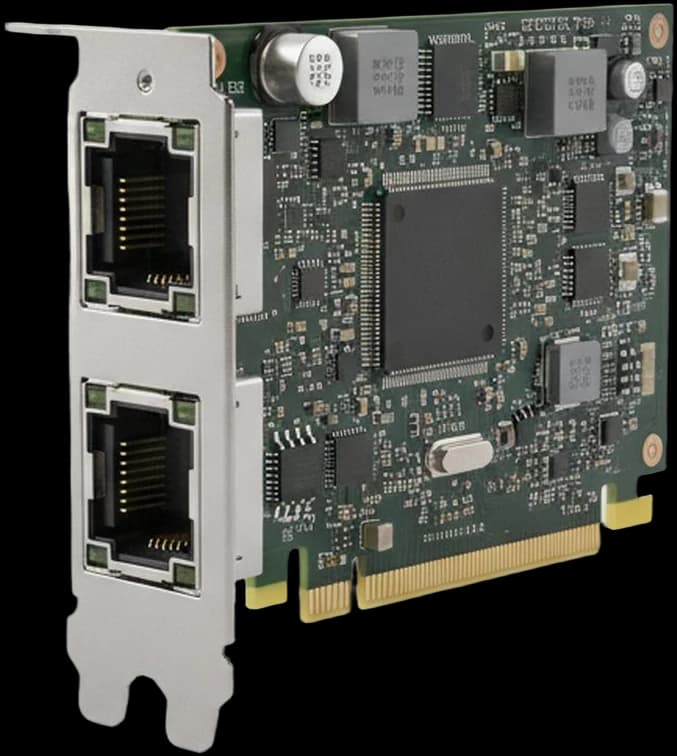 Dual-port network interface card, 25/100GbE
